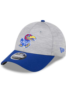 New Era Kansas Jayhawks 2T Active Snap 9FORTY Adjustable Hat - Grey