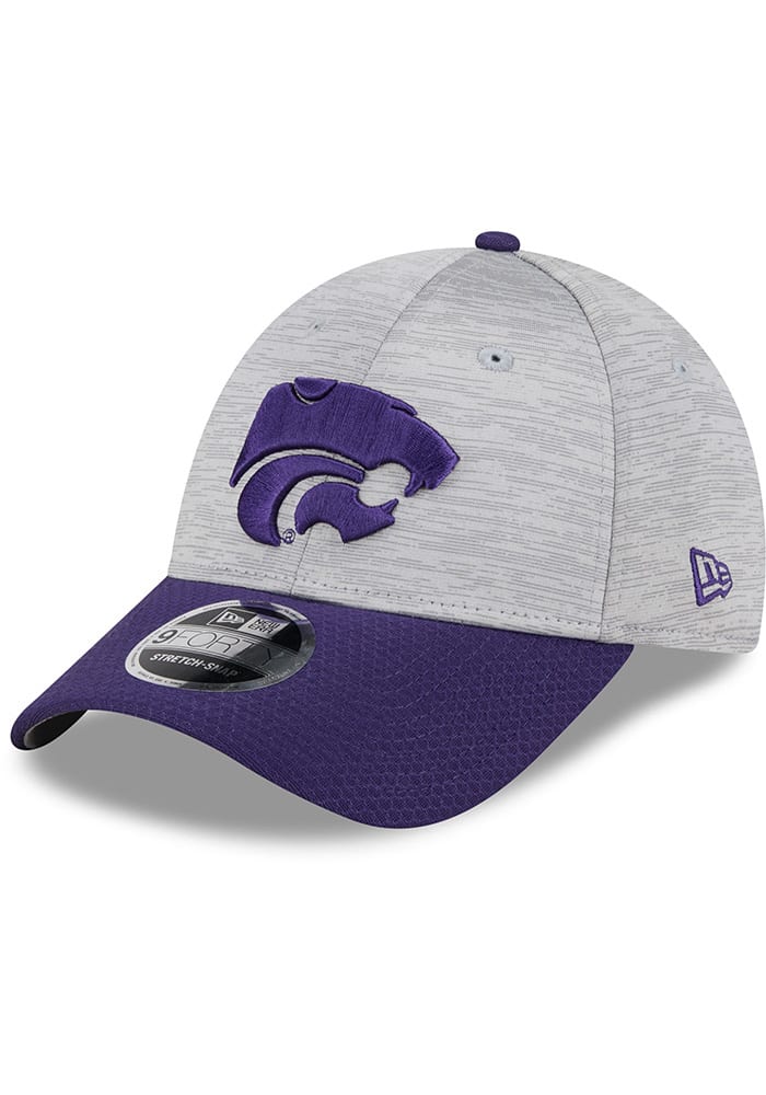 New Era K-State Wildcats 2T Active Snap 9FORTY Adjustable Hat - Grey