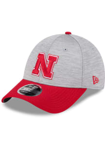 New Era Nebraska Cornhuskers 2T Active Snap 9FORTY Adjustable Hat - Grey