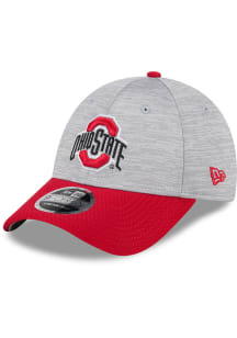 New Era Ohio State Buckeyes 2T Active Snap 9FORTY Adjustable Hat - Grey