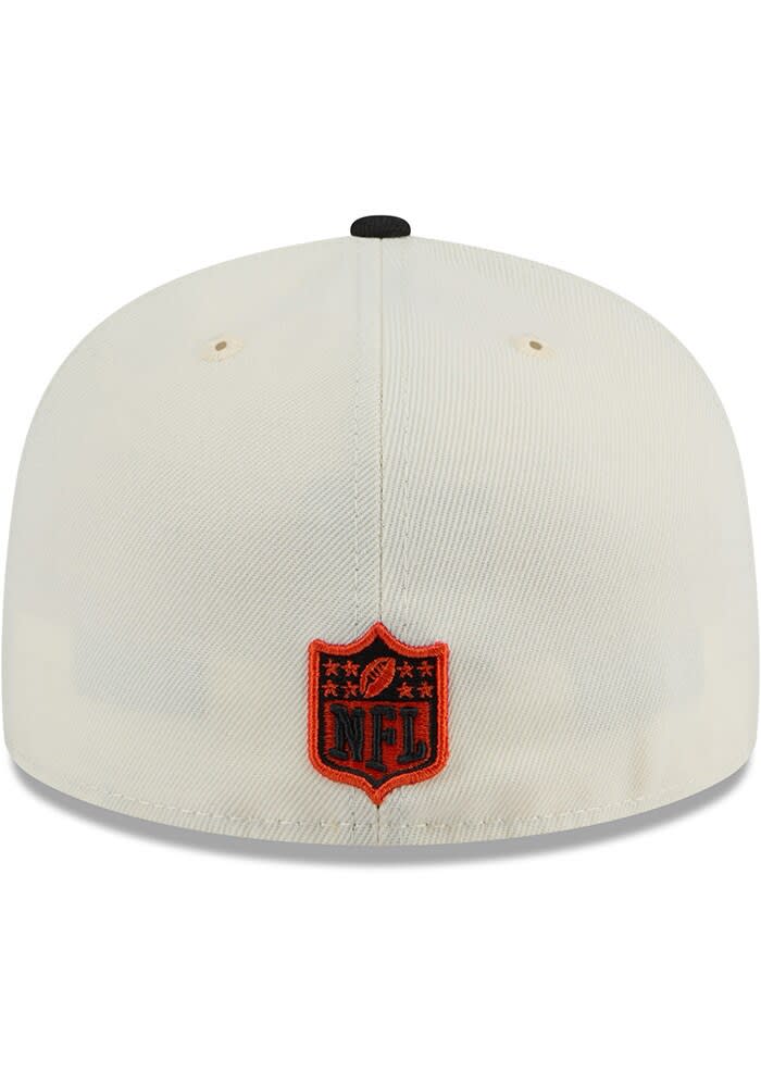 New Era Cincinnati Bengals Mens White Chrome 2T Evergreen 59FIFTY Fitted Hat