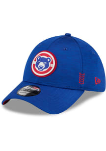 New Era South Bend Cubs Mens Blue 2024 Clubhouse 39THIRTY Flex Hat