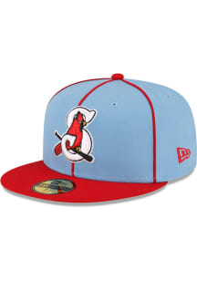 New Era Springfield Cardinals Mens Navy Blue 2024 Authentic Collection 59FIFTY Fitted Hat