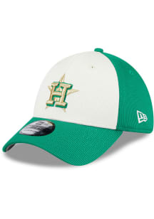 New Era Houston Astros Mens Green 2024 St Patricks Day 39THIRTY Flex Hat