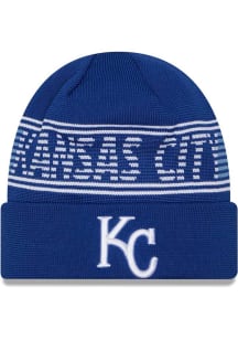 New Era Kansas City Royals Blue 2024 Clubhouse Knit Mens Knit Hat
