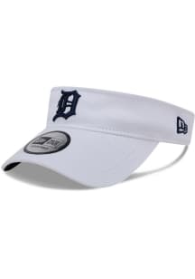 New Era Detroit Tigers Mens White Game Day Primary UV Adjustable Visor