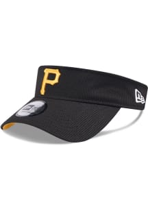 New Era Pittsburgh Pirates Mens Black Game Day Secondary UV Adjustable Visor