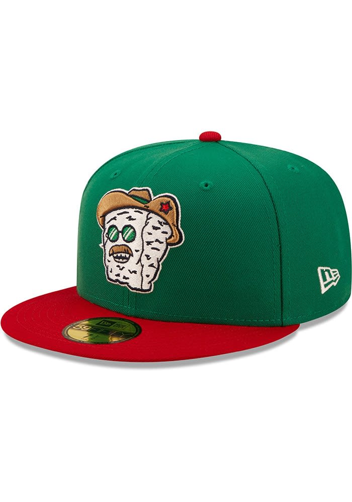 Frisco Rough Riders Mens 2024 Copa 59FIFTY GREEN New Era Fitted Hat