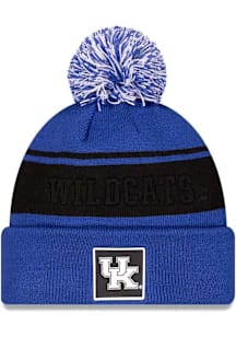 New Era Kentucky Wildcats Blue Dart Cuff Pom Beanie Mens Knit Hat