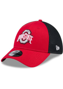 Ohio State Buckeyes New Era 2T Evergreen Neo JR 39THIRTY Youth Flex Hat - Red