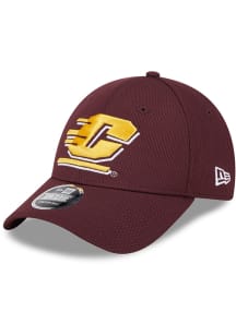 New Era Central Michigan Chippewas Evergreen Stretch Snap 9FORTY Adjustable Hat - Maroon