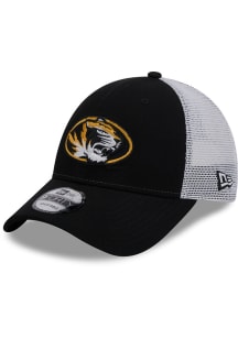 New Era Missouri Tigers Evergreen Trucker 9FORTY Adjustable Hat - Black