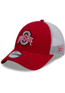 New Era Ohio State Buckeyes Evergreen Stretch Snap 9FORTY Adjustable Hat - Red