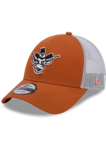 New Era Texas Longhorns Evergreen Trucker 9FORTY Adjustable Hat - Burnt Orange