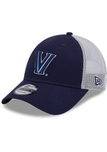 New Era Villanova Wildcats Evergreen Trucker 9FORTY Adjustable Hat - Navy Blue