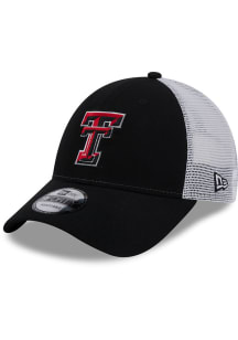 New Era Texas Tech Red Raiders Evergreen Trucker 9FORTY Adjustable Hat - Red