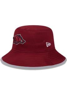 New Era Arkansas Razorbacks Cardinal Game Day Secondary UV Mens Bucket Hat