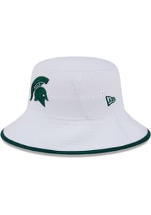 New Era Michigan State Spartans White Game Day Primary UV Mens Bucket Hat