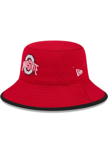 New Era Ohio State Buckeyes Red Game Day Secondary UV Mens Bucket Hat