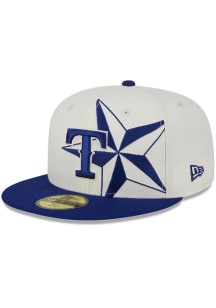 New Era Texas Rangers Mens White 2024 MLB All-Star Game Fan Lonestar 59FIFTY Fitted Hat