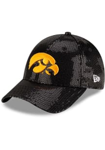 Iowa Hawkeyes New Era Womens Sequin Adjustable Womens Adjustable Hat - Black