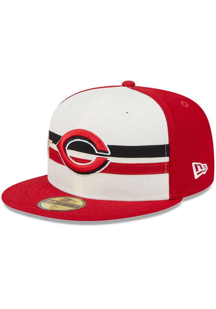 New Era Cincinnati Reds Mens Red 2024 All-Star Game Workout 59FIFTY Fitted Hat