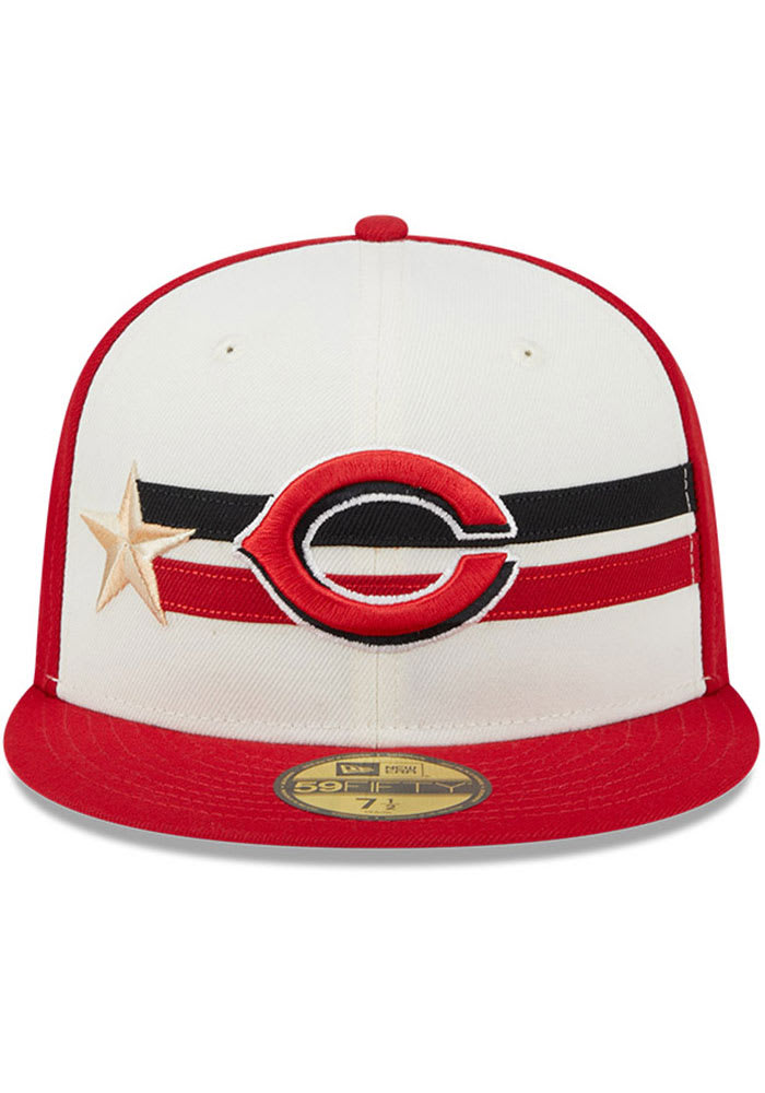 New Era Cincinnati Reds Mens Red 2024 All-Star Game Workout 59FIFTY Fitted Hat