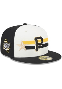 New Era Pittsburgh Pirates Mens Black 2024 All-Star Game Workout 59FIFTY Fitted Hat