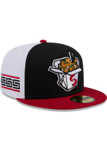 New Era Springfield Cardinals Mens Black 2024 Theme Night AC 59FIFTY Fitted Hat