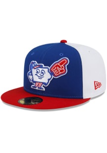 New Era Iowa Cubs Mens Blue 2024 Theme Night AC 59FIFTY Fitted Hat