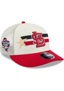 New Era St Louis Cardinals 2024 All-Star Game Workout LP9FIFTY Adjustable Hat - White