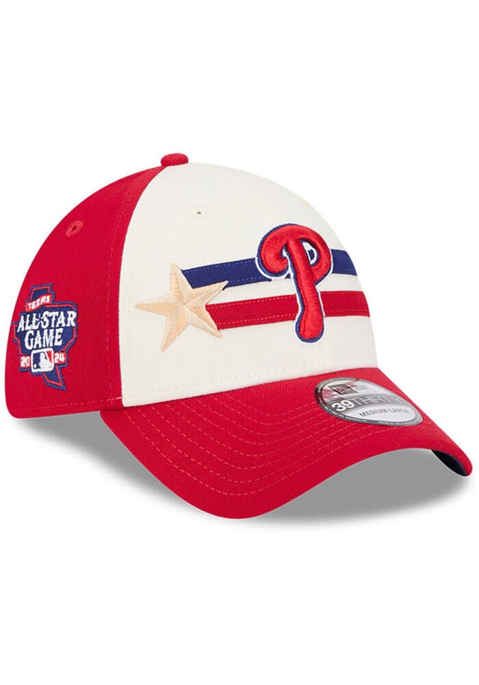 Philadelphia Phillies 2024 All-Star Game Workout 39THIRTY BLACK New Era  Flex Hat