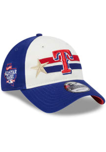 New Era Texas Rangers 2024 All-Star Game Workout 9TWENTY Adjustable Hat - Blue