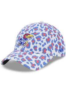 New Era Kansas Jayhawks Blue Active OTC Catty W 9TWENTY Womens Adjustable Hat