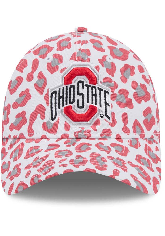 New Era Ohio State Buckeyes Red Active OTC Catty W 9TWENTY Womens Adjustable Hat