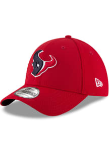 New Era Houston Texans Mens Red Team Classic 39THIRTY Flex Hat