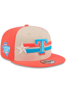 New Era Texas Rangers Orange 2024 All-Star Game 9FIFTY Mens Snapback Hat