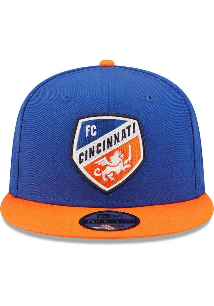 New Era FC Cincinnati Blue Basic 9FIFTY Iconic Mens Snapback Hat