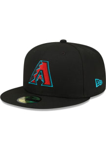 New Era Arizona Diamondbacks Mens Black AC Alt 59FIFTY Fitted Hat