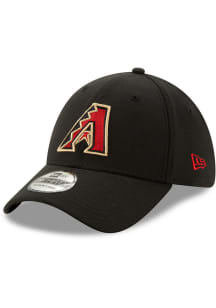 New Era Arizona Diamondbacks Mens Black Game 2020 Team Classic 39THIRTY Flex Hat