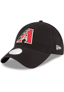 New Era Arizona Diamondbacks Black Essential LS 9TWENTY Womens Adjustable Hat