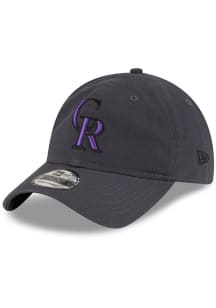 New Era Colorado Rockies Core Classic 9TWENTY Adjustable Hat - Grey