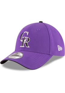 New Era Colorado Rockies Replica The League 9FORTY Adjustable Hat - Purple