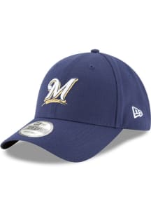 New Era Milwaukee Brewers Replica The League 9FORTY Adjustable Hat - Navy Blue