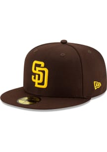 New Era San Diego Padres Mens Brown AC Game 59FIFTY Fitted Hat