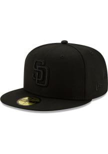 New Era San Diego Padres Mens Black Basic 59FIFTY Fitted Hat