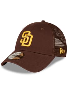 New Era San Diego Padres Trucker 9FORTY Adjustable Hat - Brown