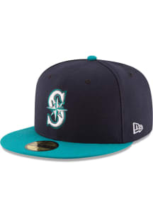 New Era Seattle Mariners Mens Navy Blue AC Alt 2017 59FIFTY Fitted Hat