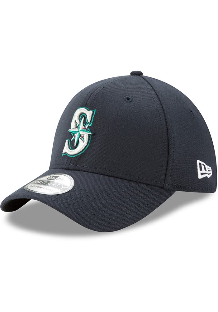 Seattle Mariners Mens Team Classic 39THIRTY NAVY New Era Flex Hat