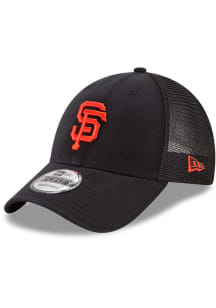 New Era San Francisco Giants Trucker 9FORTY Adjustable Hat - Black